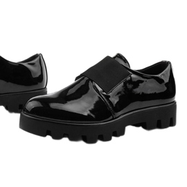 Corda sorte slip-on sko til kvinder 1