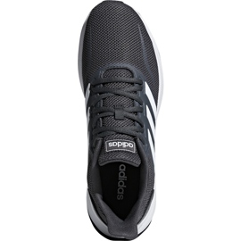 Grå Adidas Runfalcon herresko F36200 sort 1