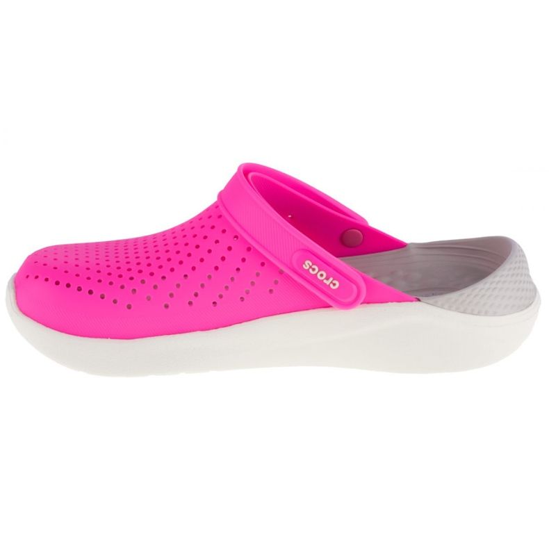 Crocs LiteRide Træsko 204592-6QV sort lyserød 1