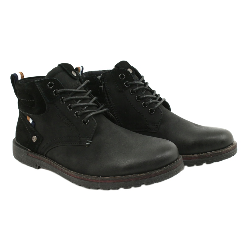 McBraun Eco-Men's Black Eco-Ticking Boots 20MN29-3131 sort 2