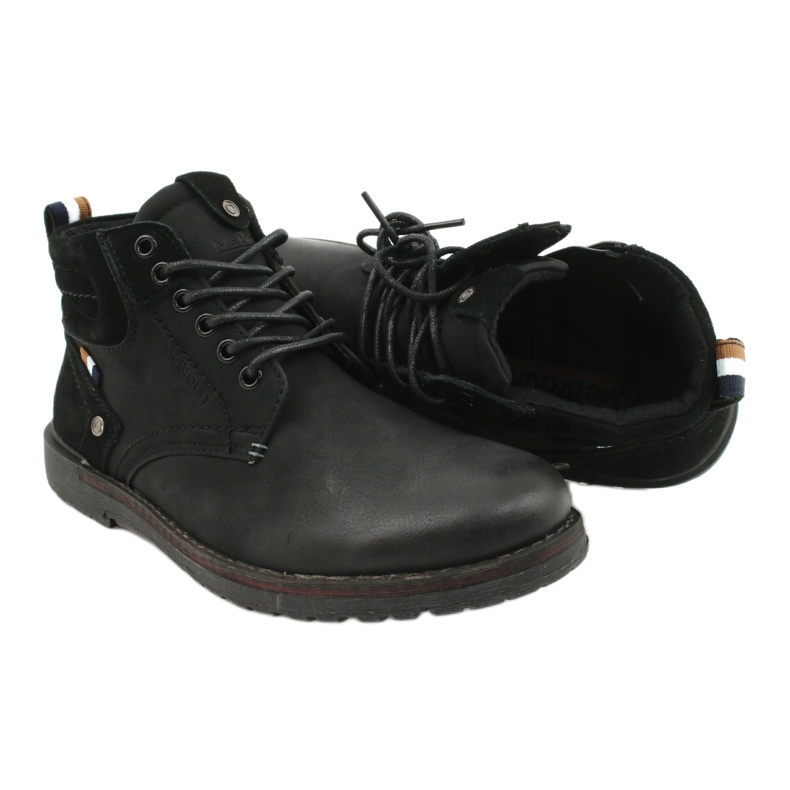 McBraun Eco-Men's Black Eco-Ticking Boots 20MN29-3131 sort 4