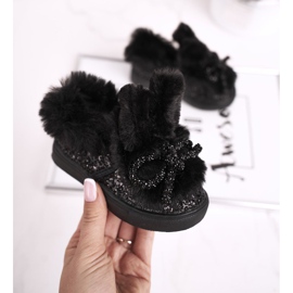 FRROCK Børns sorte Mumi varme sneakers 1