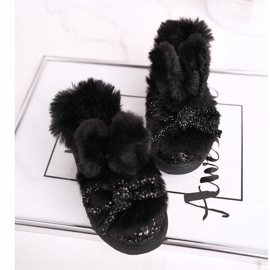 FRROCK Børns sorte Mumi varme sneakers 2