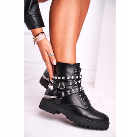 FB2 Damestøvler Warm Jets Chains Black Desire sort 1