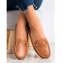 Clowse Komfortable Camel loafers brun 1