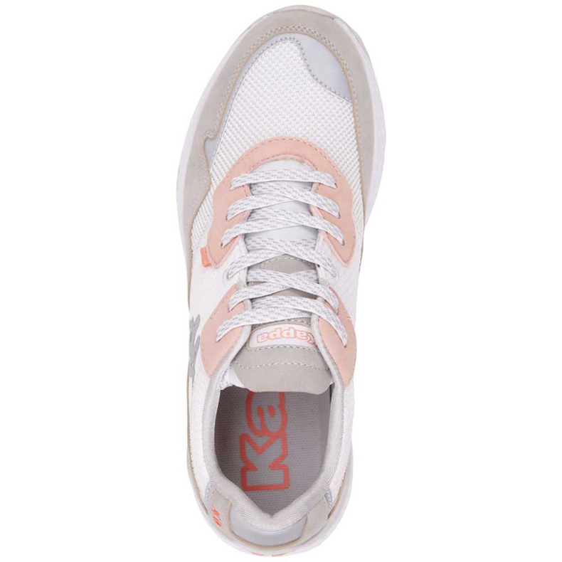 Kappa Laverton damesko hvid og pink 242930 1021 lyserød grå 1