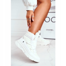 Kylie Crazy Kvinders sneakers Hvide snestøvler Missy 2