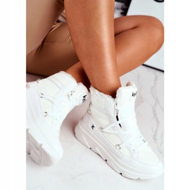 Kylie Crazy Kvinders sneakers Hvide snestøvler Missy 4