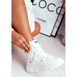 Kylie Crazy Kvinders sneakers Hvide snestøvler Missy 5