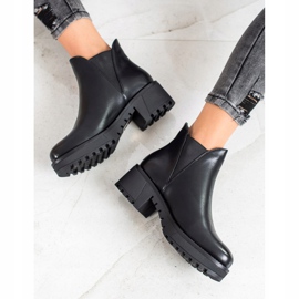 Super Mode Eco-læder slip-on støvler sort 2
