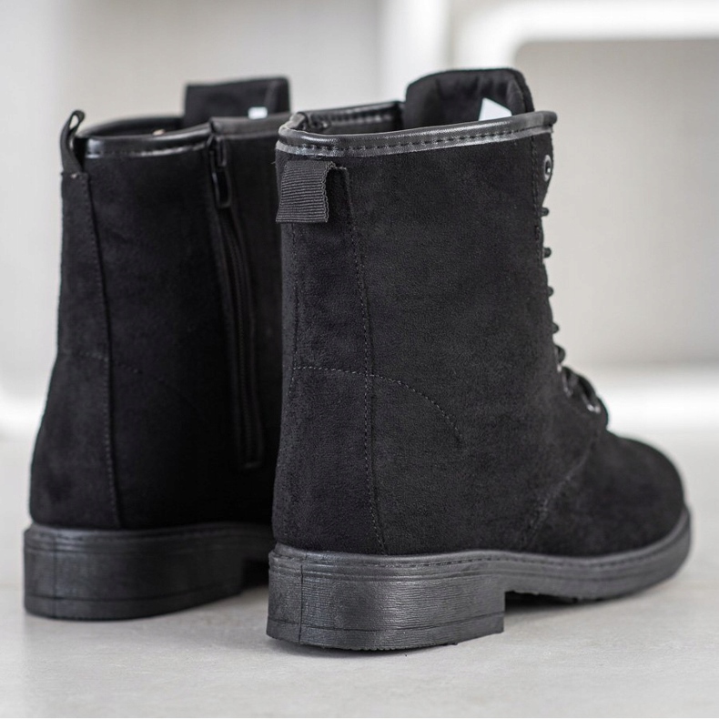 Emaks Suede Trappers sort 1