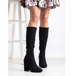 Sweet Shoes Stilfulde sorte støvler 1