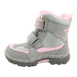 American Club Amerikanske vandtætte støvler med HL46 / 20 membran lyserød grå 1