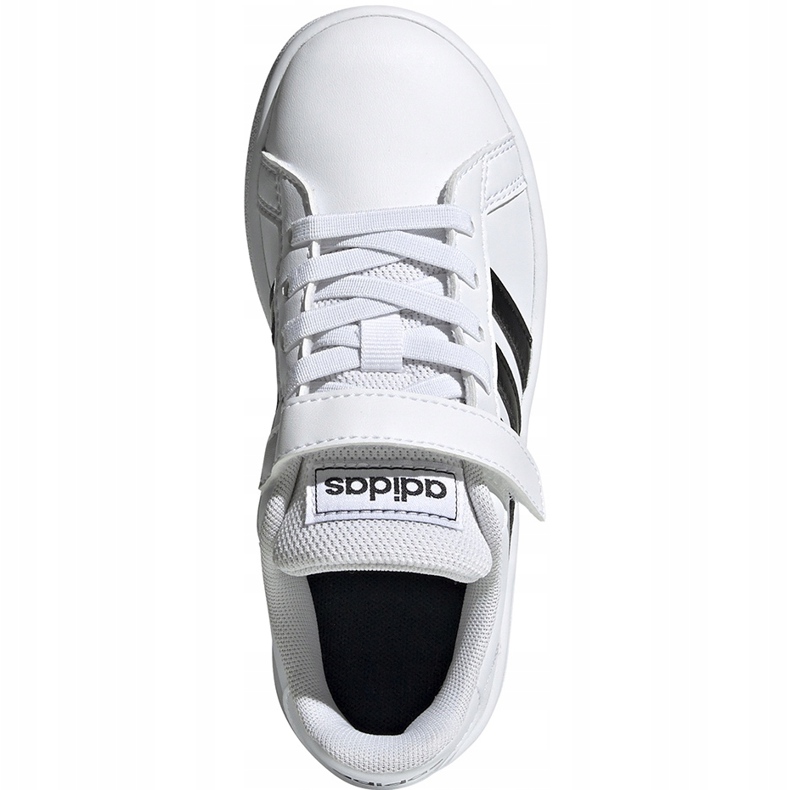 Sko til børn adidas Grand Court C hvid og sort EF0109 1