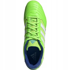 Adidas Super Sala fodboldsko grøn og blå FV2564 1