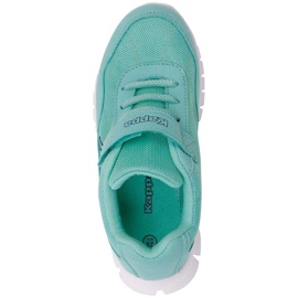 Kappa Follow K børnesko, mint-marineblå 260604K 3767 grøn 1