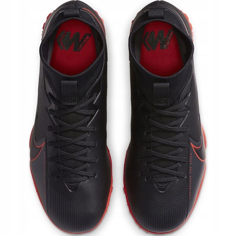 Nike Mercurial Superfly 7 Academy Tf Junior AT8143 060 fodboldsko sort sort 1