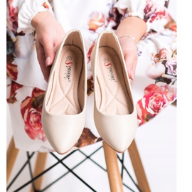 Seastar Beige Eco Læder Ballerinas 1