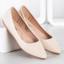 Seastar Beige Eco Læder Ballerinas 2