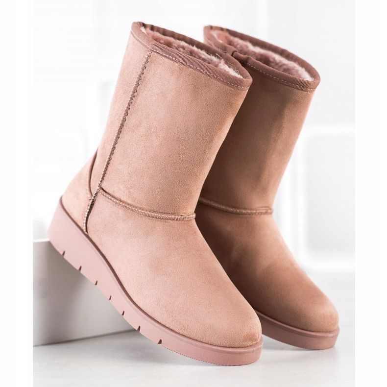 Kylie Høj Mukluki beige 1