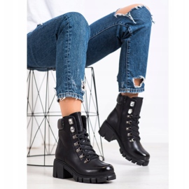 Ideal Shoes Eco Leather Workers sort 1