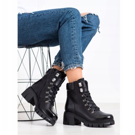 Ideal Shoes Eco Leather Workers sort 2