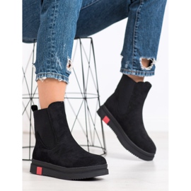 Gogo Slip-on støvler på platformen sort 1