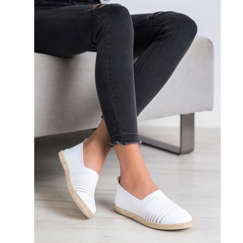 MCKEYLOR Slipony Espadrilles hvid 1