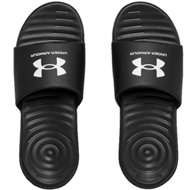 Under Armour Ansa Fix Sl tøfler til mænd sort og hvide 3023761004 1