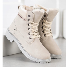 Sport Stilfulde Beige Trappers 1