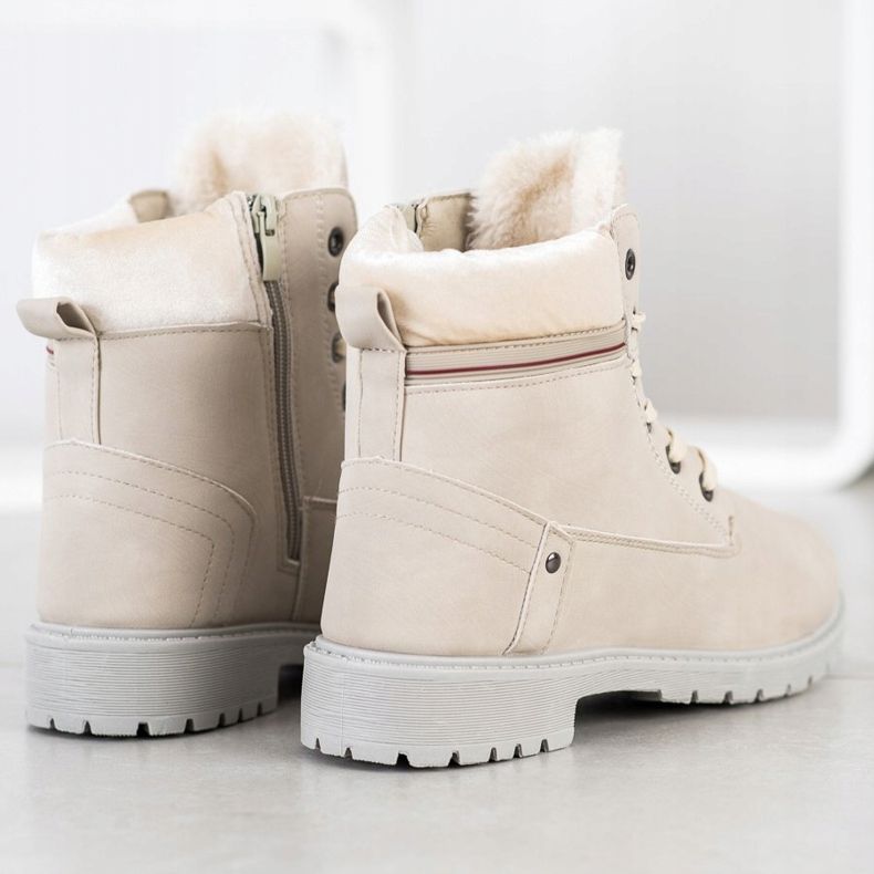 Sport Stilfulde Beige Trappers 2