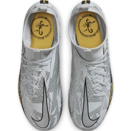 Nike Phantom Gt Scorpion Academy Dynamic Fit FG / MG Junior DA2287 001 fodboldsko sølv/grå grå 1