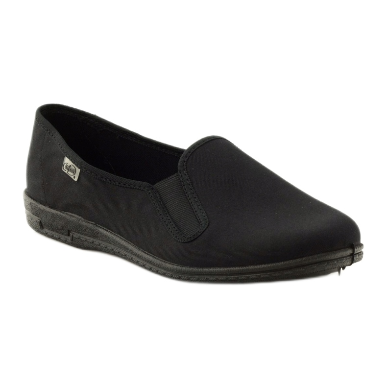 Sort Befado 001M060 Slip-on hjemmesko 1