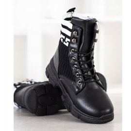 SHELOVET Lace-up modearbejdere hvid sort 1