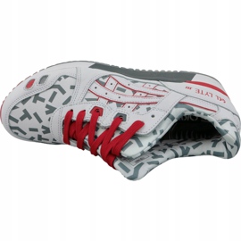 Asics Gel-Lyte III U 1191A251-100 hvid rød grå 2