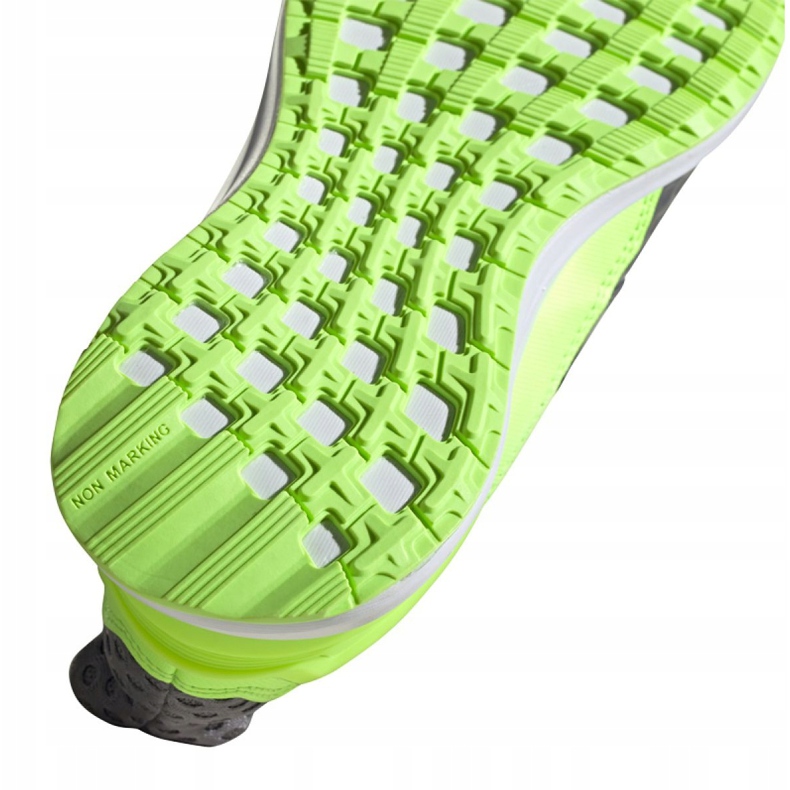Løbesko adidas RapidaRun Jr FV4100 grå grøn 1