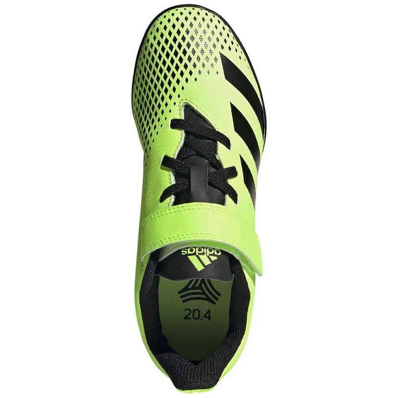 Adidas Predator 20.4 H&amp;L Tf Junior fodboldstøvler grøn-sort FW9780 1