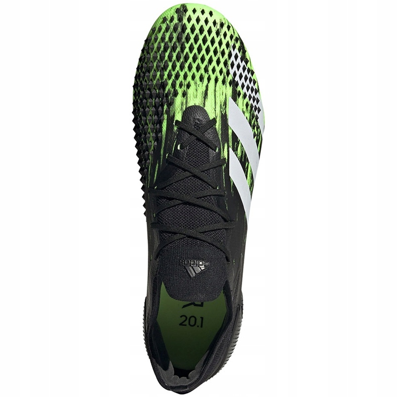 Fodboldstøvler adidas Predator Mutator 20.1 L Fg sort og grøn EH2885 1