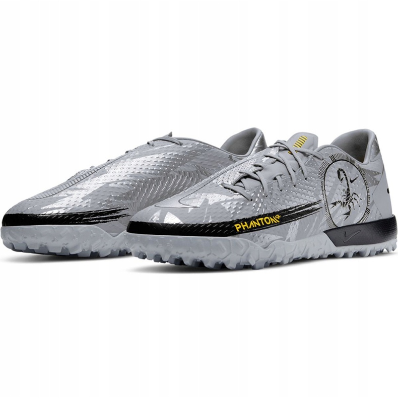 Nike Phantom Gt Scorpion Academy Dynamic Fit Tf DA2263 001 fodboldsko sort grå 1