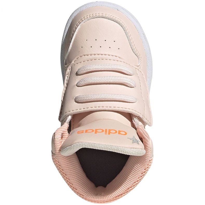 Adidas Hoops Mid Jr FW4924 sko lyserød 2