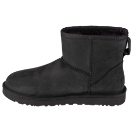 Støvler Ugg W Classic Mini Leather W 1016558-BLK sort 1