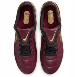 Nike Nike Premier Ii Fg M 917803 690 fodboldsko bourgogne, guld rød 1