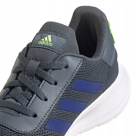 Adidas Tensaur Run K grå FV9444 børnesko blå grøn 2