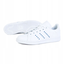 Adidas Stan Smith Jr EG6496 sko hvid sort 1