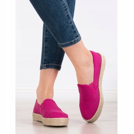 SHELOVET Fuchsia Espadrilles lyserød 1