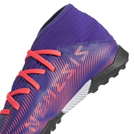 Adidas Nemeziz.3 Tf Jr EH0576 fodboldstøvler orange, lilla, lyserød violet 3