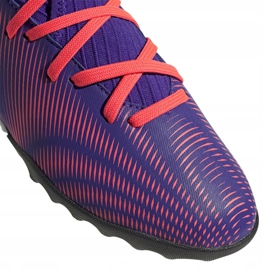 Adidas Nemeziz.3 Tf Jr EH0576 fodboldstøvler orange, lilla, lyserød violet 4