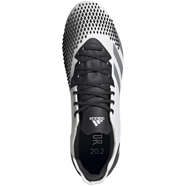 Adidas Predator 20.2 Fg FW9199 fodboldstøvler hvid 1