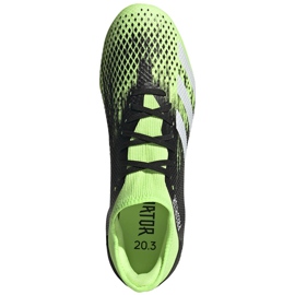 Fodboldstøvler adidas Predator 20.3 L Fg grøn og sort EH2922 1