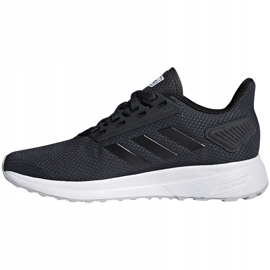 Dame løbesko adidas Duramo 9 mørkegrå B75990 sort flerfarvet 1